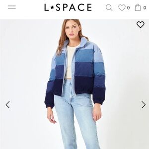 L*Space Blue Corduroy Jacket